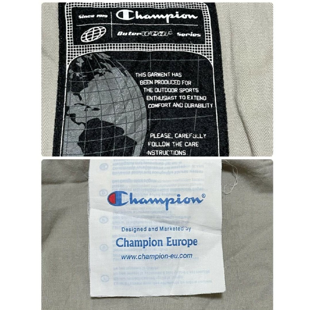 Champion(チャンピオン)のChampion チャンピオン コットン ジャケット  ベージュ メンズS メンズのジャケット/アウター(ミリタリージャケット)の商品写真