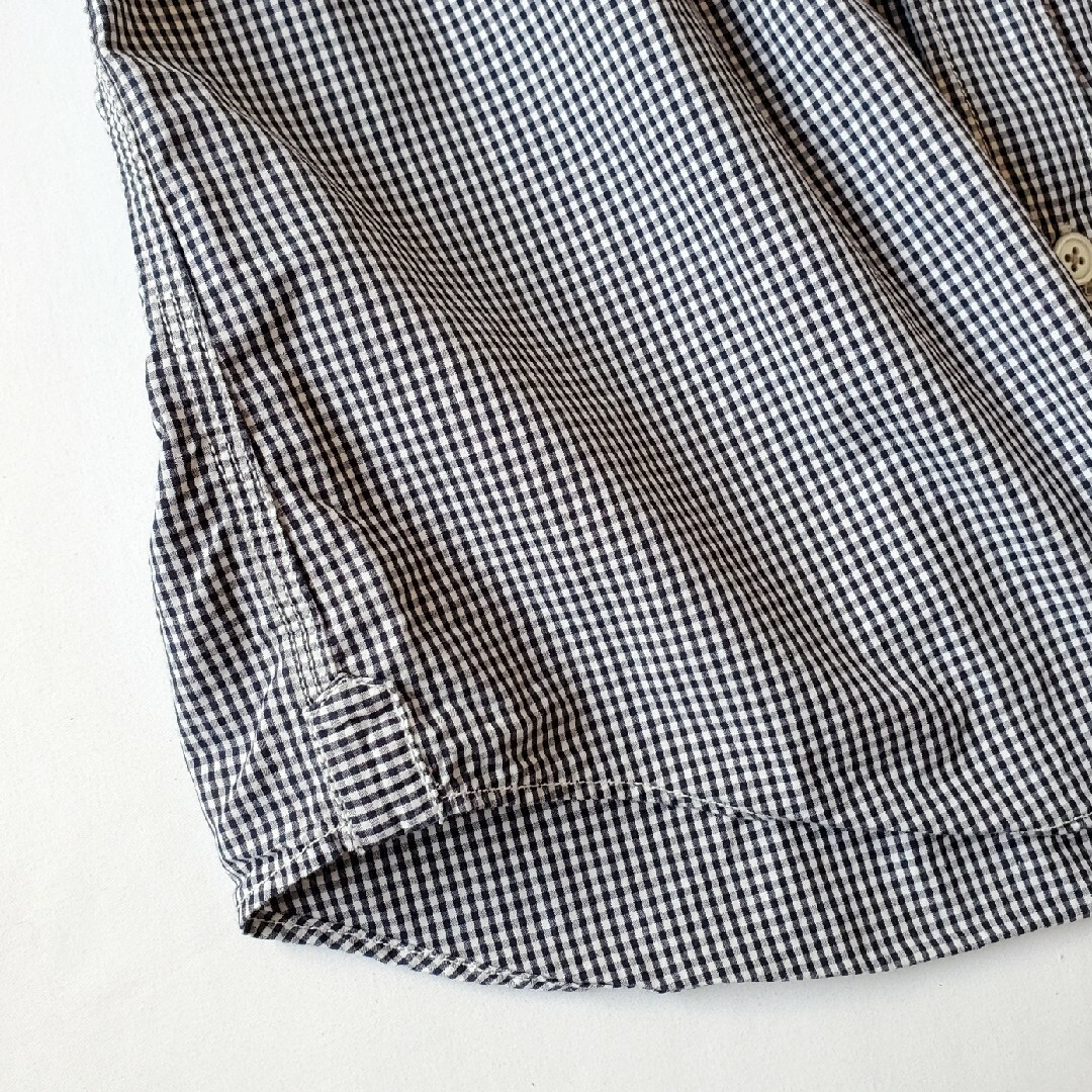 RINEN(リネン)の専用です✨ RINEN  プリット  ギンガムチェックシャツ  メンズ メンズのトップス(シャツ)の商品写真
