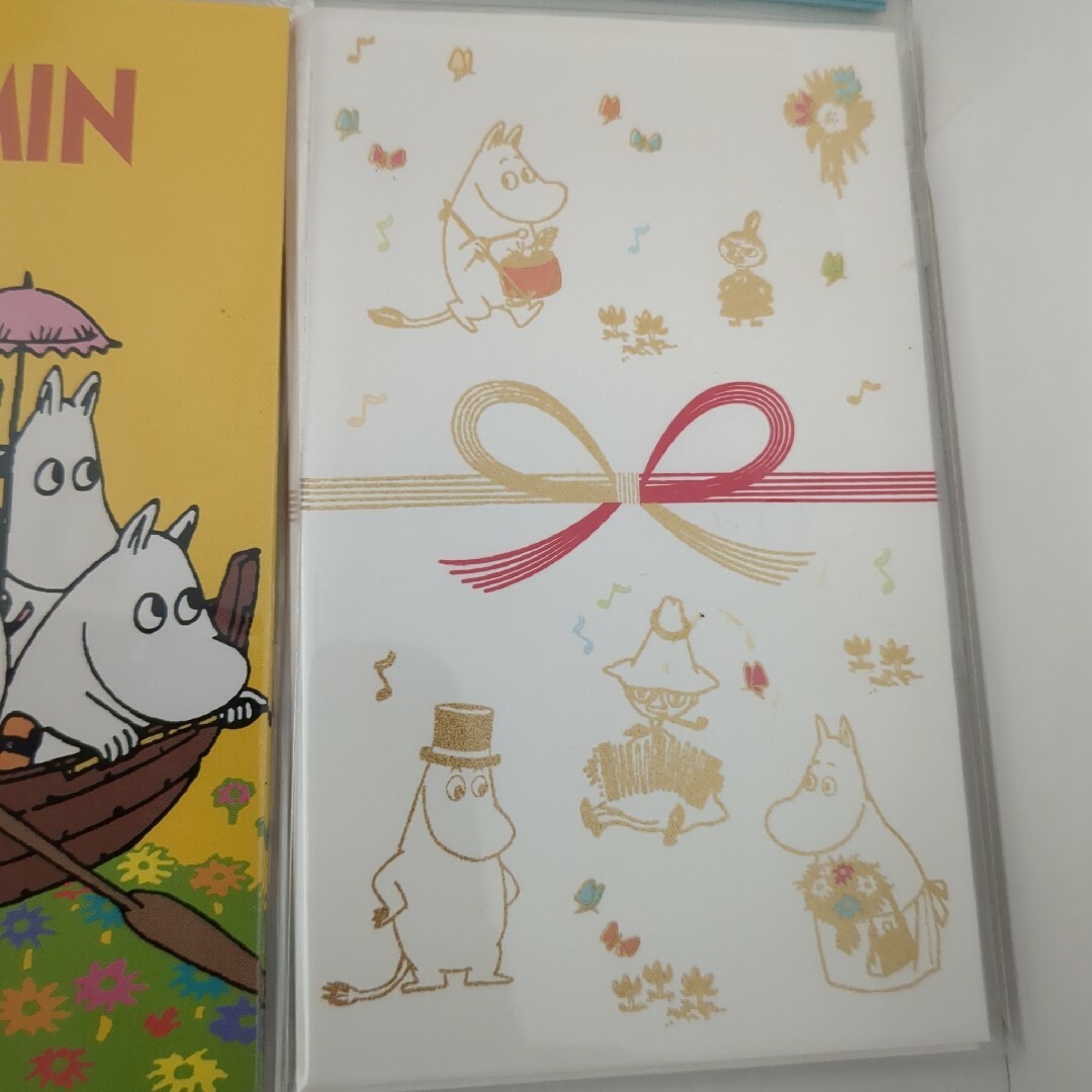 MOOMIN(ムーミン)の新品●定価1760円●ムーミンぽち袋6セット●ミー スナフキン箔押し インテリア/住まい/日用品の文房具(その他)の商品写真