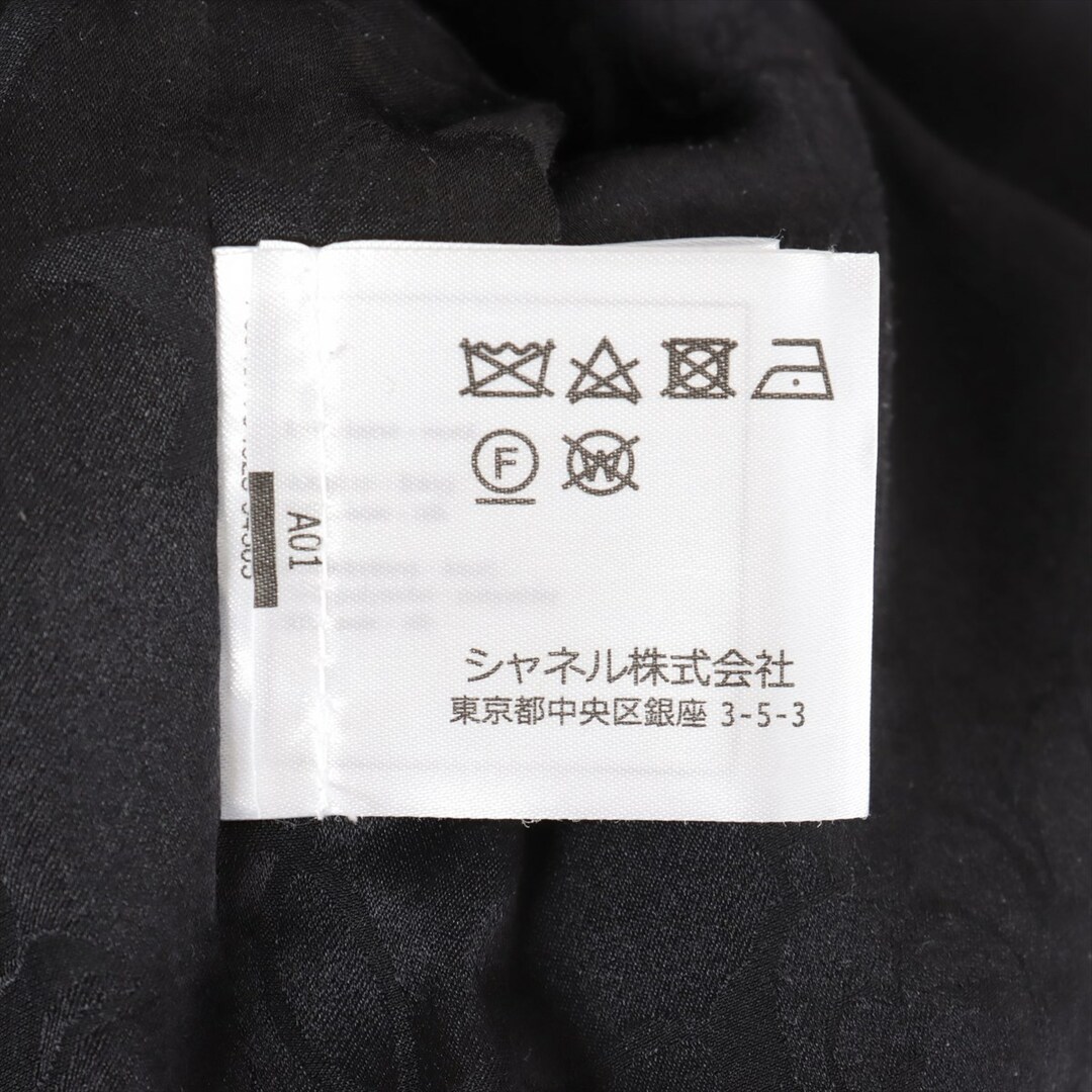 美品 CHANEL シャネル BOUTIQUE ココボタン パンツ 38 黒-