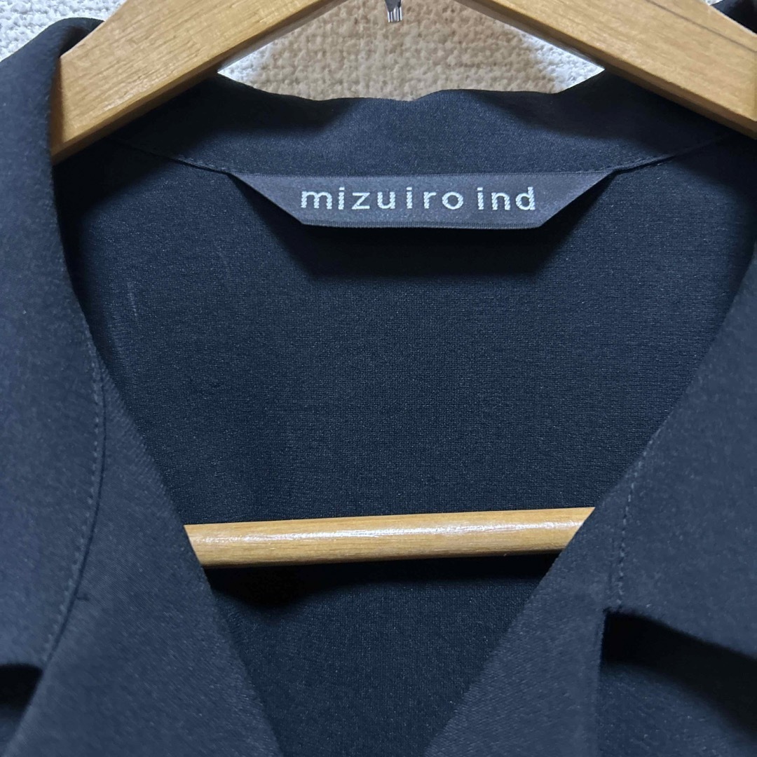 mizuiro ind(ミズイロインド)のミズイロインド　ワイドシャツライクコート レディースのワンピース(その他)の商品写真