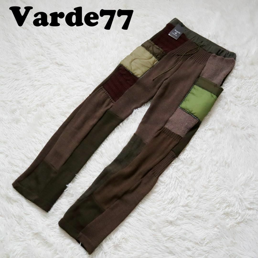 Varde77 再構築ニットパンツ 切り替え M-65フィールドパンツメンズ