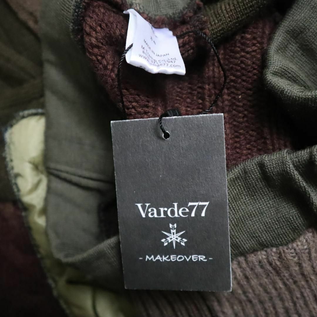 Varde77 再構築ニットパンツ 切り替え M-65フィールドパンツメンズ