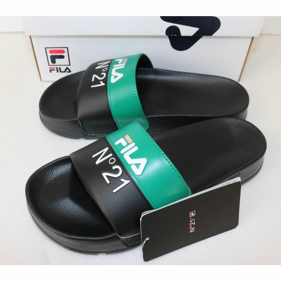 FILA(フィラ)の新品 N°21 × FILA ヌメロヴェントゥーノ サンダル 24cm 1001 メンズの靴/シューズ(サンダル)の商品写真