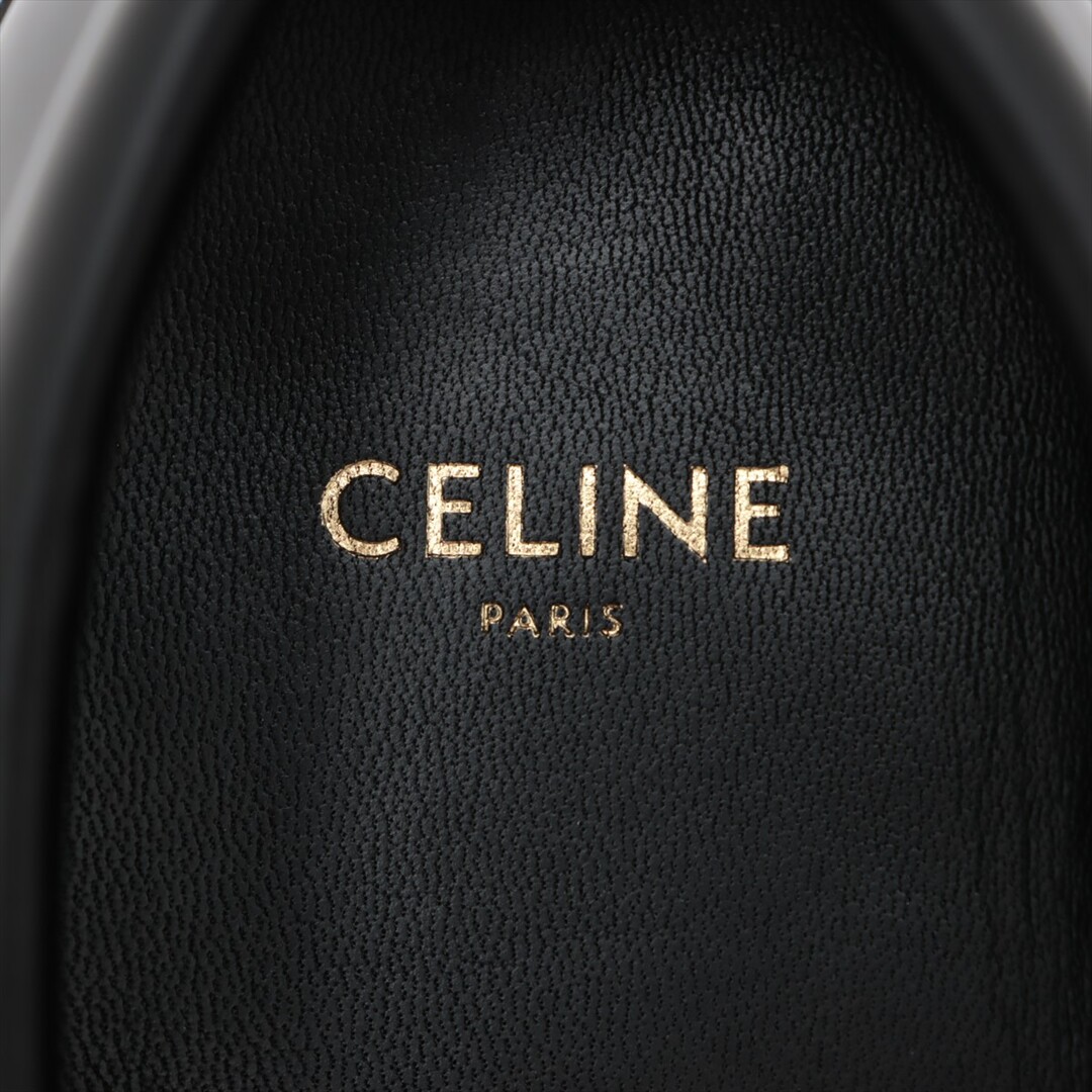 celine(セリーヌ)のセリーヌ トリオンフ レザー 39 ブラック レディース ローファー レディースの靴/シューズ(ローファー/革靴)の商品写真