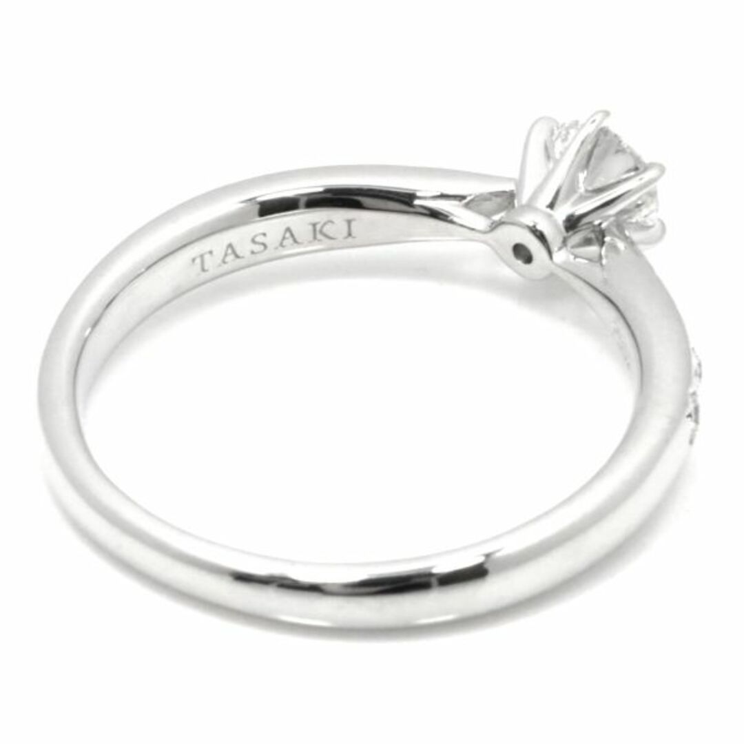 タサキ TASAKI ピアチェーレ ダイヤ 0.31ct/0.08ct E/VS2/3EX 9号 リング Pt 田崎真珠 指輪 【証明書・鑑定書付き】VLP 90198893