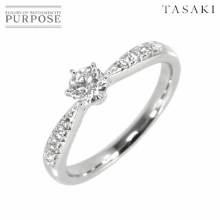 タサキ(TASAKI)のタサキ TASAKI ピアチェーレ ダイヤ 0.26ct/0.06ct H/VS2/3EX 10号 リング Pt プラチナ 田崎真珠 指輪 VLP 90198893(リング(指輪))