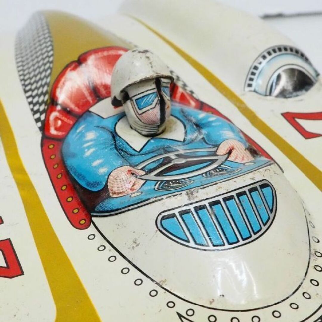 マルサン【メルセデス ベンツ300SLRレースカー】tinブリキtoy箱無car マルサン【メルセデス ベンツ300SLRレースカー】tinブリキtoy箱無car