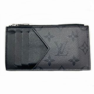 ルイヴィトン(LOUIS VUITTON)のルイヴィトン モノグラムエクリプス リバース コインカードホルダー 黒 グレー(コインケース)