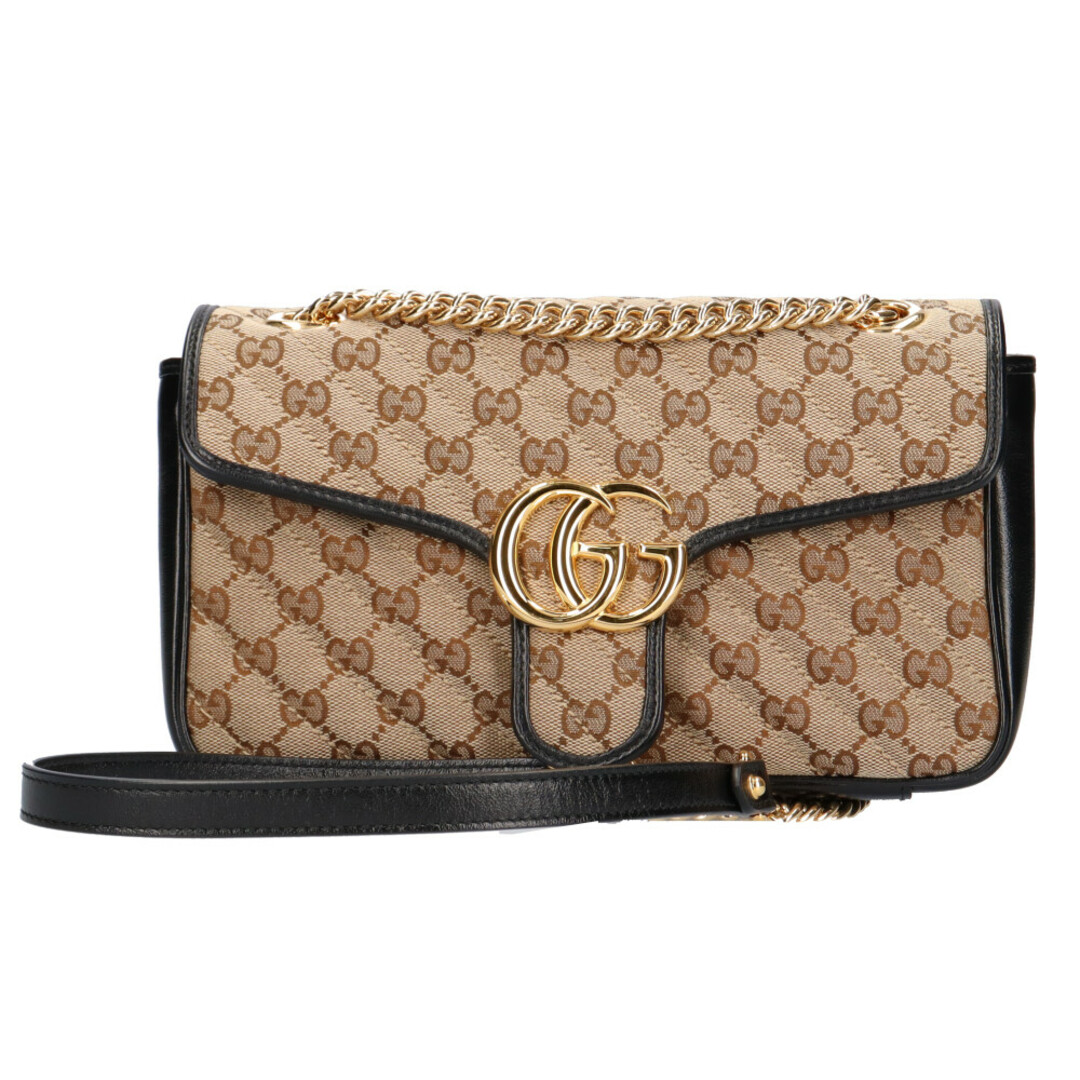 Gucci - グッチ GUCCI GGマーモント ショルダーバッグ GGキャンバス