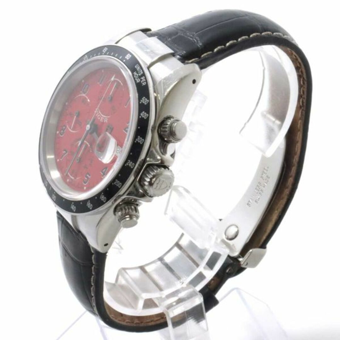 Tudor(チュードル)のチューダー チュードル TUDOR クロノタイム タイガー プリンスデイト 79260P メンズ 腕時計 レッド 文字盤 自動巻き Chrono time VLP 90212636 メンズの時計(腕時計(アナログ))の商品写真