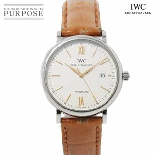 インターナショナルウォッチカンパニー(IWC)のIWC ポートフィノ IW356517 メンズ 腕時計 デイト シルバー 文字盤 自動巻き インターナショナル ウォッチ カンパニー Portfino VLP 90213600(腕時計(アナログ))