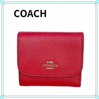 コーチ(COACH)の■新品同様■ COACH コーチ レザー 三つ折り 財布 ウォレット(財布)