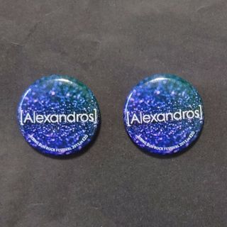 alexandros　缶バッジ2個セット(ミュージシャン)