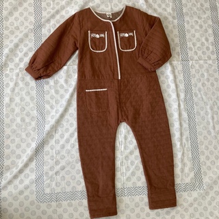 キッズ/ベビー/マタニティapolina kids Joan Romper - Folk Calico