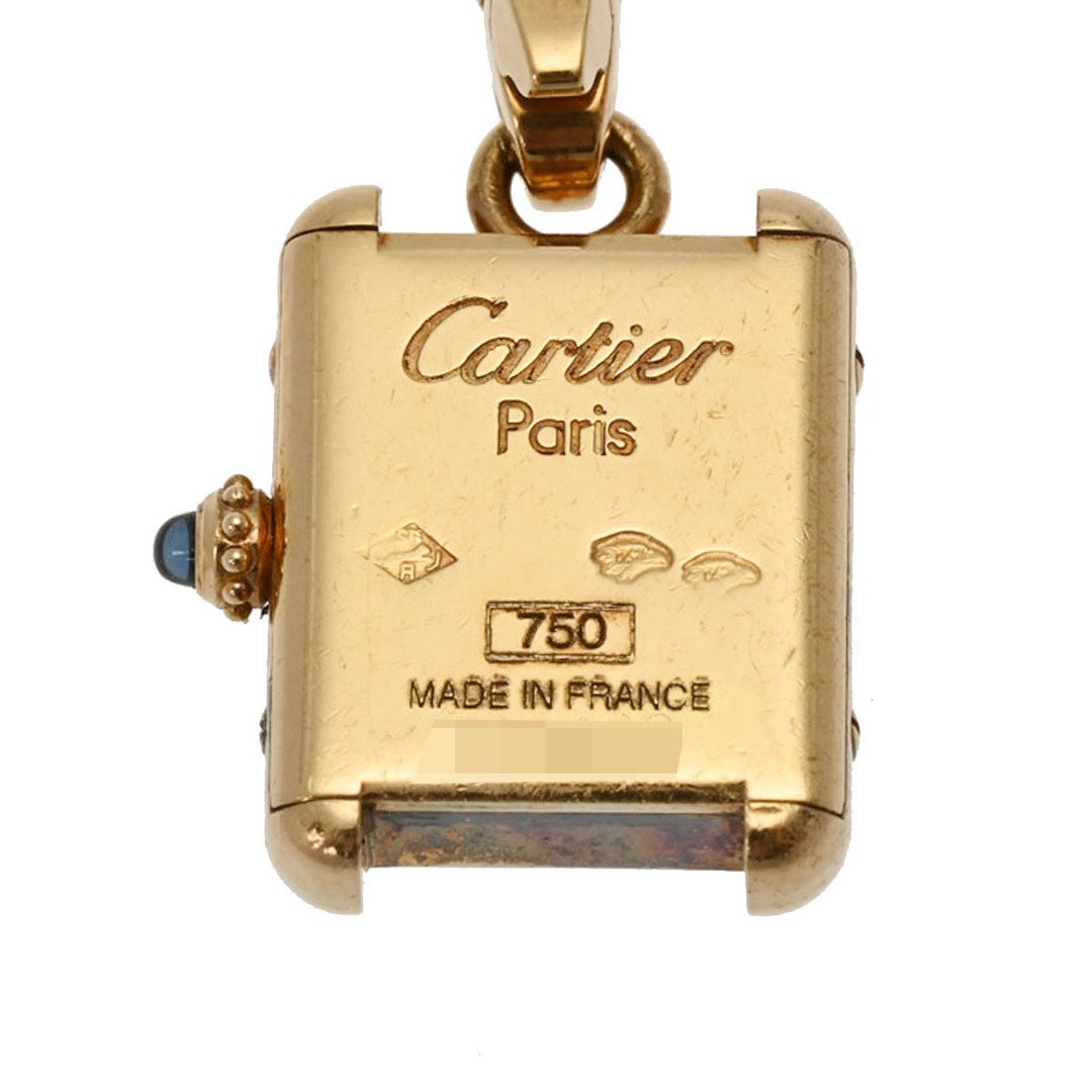 Cartier - カルティエ タンクチャーム 時計ペンダントトップ チャーム Cartier - カルティエ タンクチャーム 時計ペンダントトップ チャーム