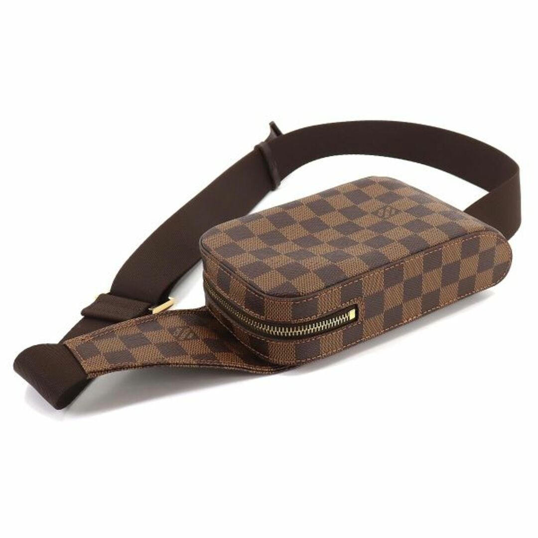 未使用 展示品 ルイ ヴィトン LOUIS VUITTON ダミエ ジェロニモス ボディ バッグ ウエスト ポーチ エベヌ ブラウン N51994 VLP 90210883