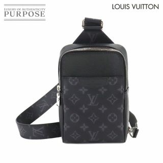 未使用 展示品 ルイ ヴィトン LOUIS VUITTON タイガラマ アウトドア スリングバッグ ボディ バッグ ノワール M30741 RFID VLP 90212167