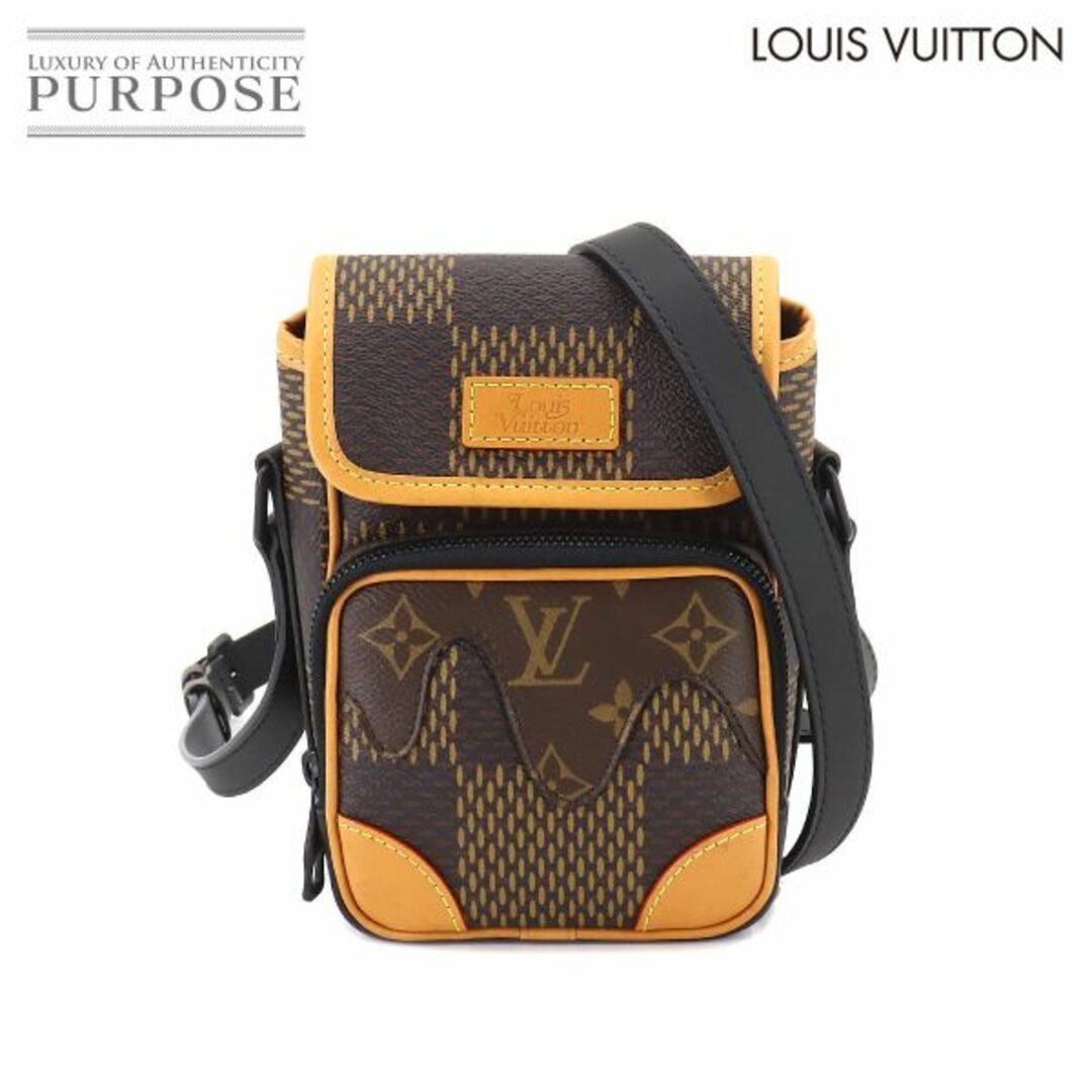 ルイヴィトン LOUIS VUITTON NIGO®コラボ N40379 ダミエ ジャイアント アマゾン・スリングバッグ ショルダーバッグ ダミエキャンバス エベヌ ブラウン 新品