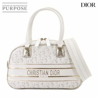 クリスチャンディオール(Christian Dior)の新品同様 クリスチャン ディオール Chiristian Dior DIOR VIBE ミディアム クラシック 2way ボウリング ショルダー バッグ レザー VLP 90213776(ショルダーバッグ)