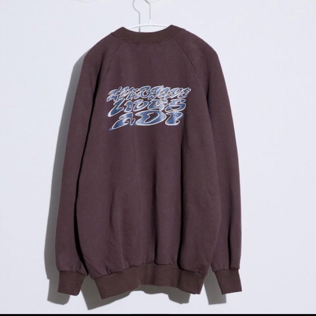 エブリワン早い者勝ち everyone loves ADI crew neck - スウェット