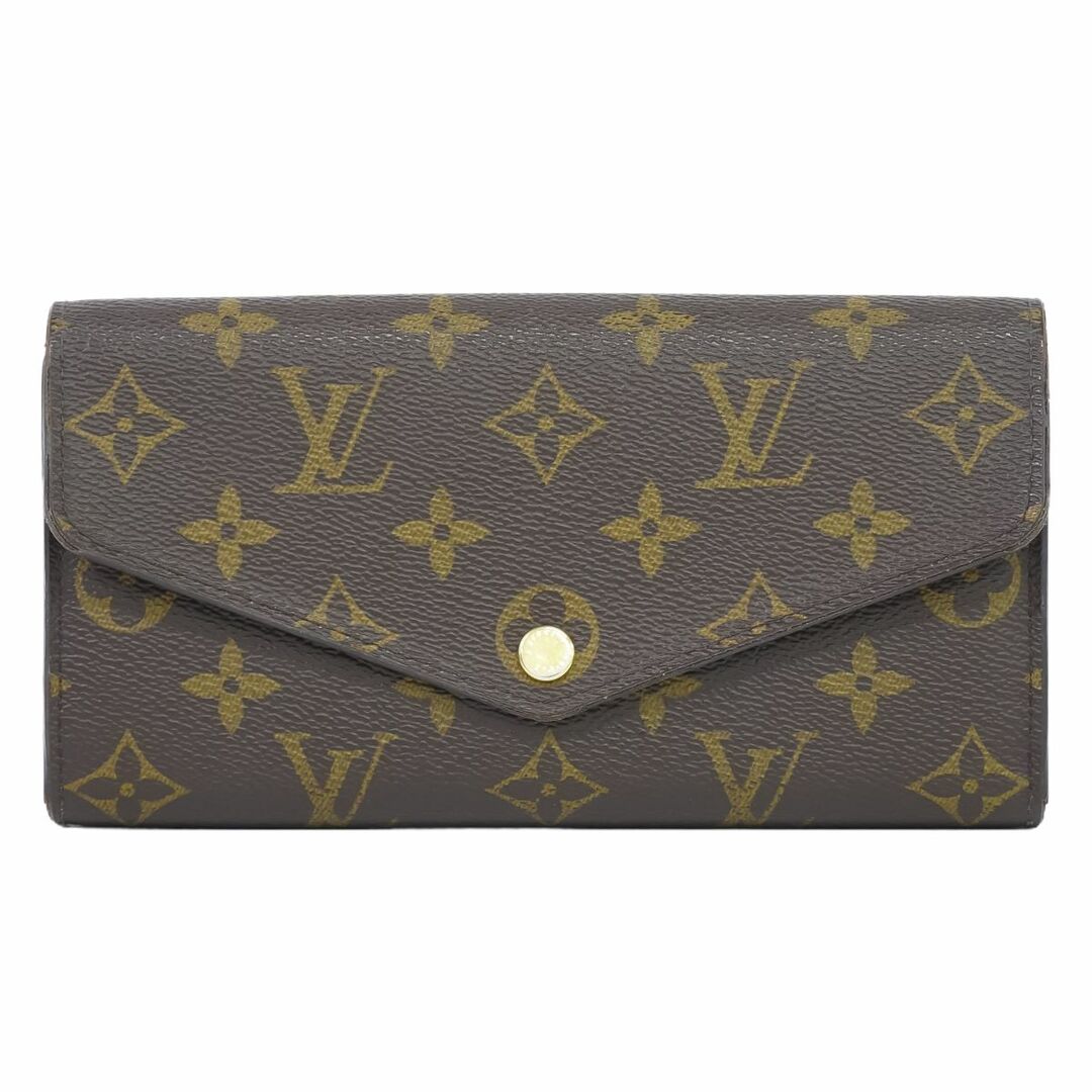 LOUIS VUITTON(ルイヴィトン)の本物 ルイヴィトン LOUIS VUITTON LV ポルトフォイユサラ モノグラム 長財布 ロングウォレット ブラウン M60531 Portefeuille Sarah ビトン 財布 ウォレット 中古 レディースのファッション小物(財布)の商品写真