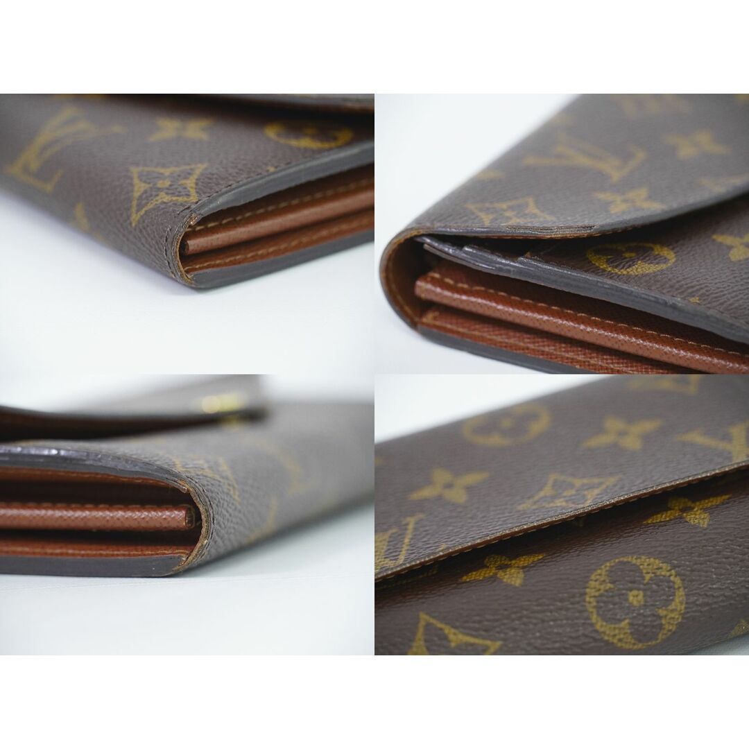 LOUIS VUITTON(ルイヴィトン)の本物 ルイヴィトン LOUIS VUITTON LV ポルトフォイユサラ モノグラム 長財布 ロングウォレット ブラウン M60531 Portefeuille Sarah ビトン 財布 ウォレット 中古 レディースのファッション小物(財布)の商品写真