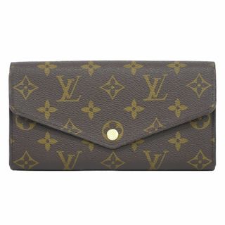 ルイヴィトン(LOUIS VUITTON)の本物 ルイヴィトン LOUIS VUITTON LV ポルトフォイユサラ モノグラム 長財布 ロングウォレット ブラウン M60531 Portefeuille Sarah ビトン 財布 ウォレット 中古(財布)