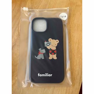 ファミリア(familiar)のファミリアfamiliar iPhone 13 ケース　ネイビー　(iPhoneケース)