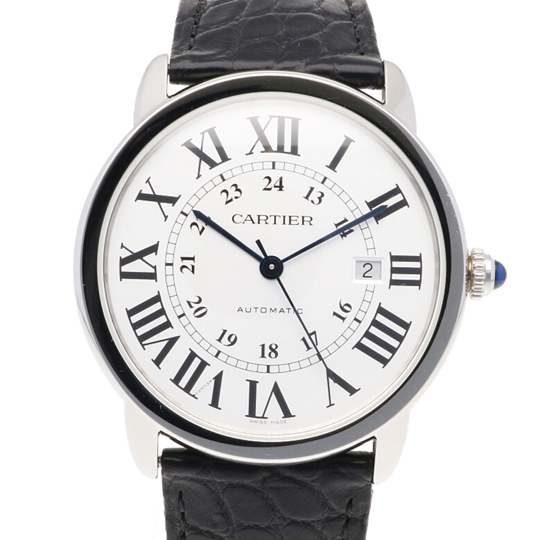 カルティエ CARTIER ロンドソロ XL 腕時計 時計 ステンレススチール 3517 自動巻き メンズ 1年保証