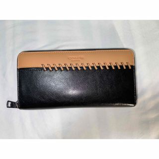 コーチ(COACH)の美品 COACH コーチ長財布 ベースボールステッチ(長財布)