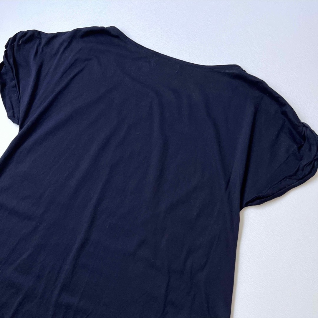 BURBERRY BLUE LABEL(バーバリーブルーレーベル)のBurberry バーバリー　Tシャツ　チュニック　ボーダー　ネイビー レディースのトップス(チュニック)の商品写真