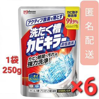 ジョンソン(Johnson's)のカビキラー 洗たく槽カビキラー 洗濯槽クリーナー 酸素系粉末タイプ 250g　6(洗剤/柔軟剤)