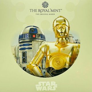 スター・ウォーズ ロイヤルミント 50ペンス 銀貨 英国 R2-D2/C-3POの