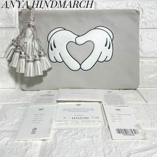 アニヤハインドマーチ(ANYA HINDMARCH)の即日発送 AnyaHindmarch ミッキー ディズニーDisney クラッチ(クラッチバッグ)