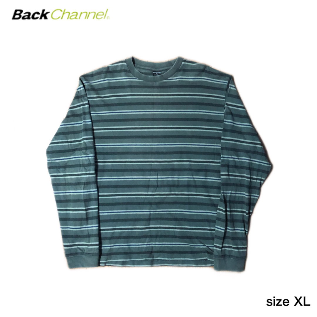 Back Channel(バックチャンネル)のBack Channel  バックチャンネル ボーダー ロンＴ　size XL メンズのトップス(Tシャツ/カットソー(七分/長袖))の商品写真