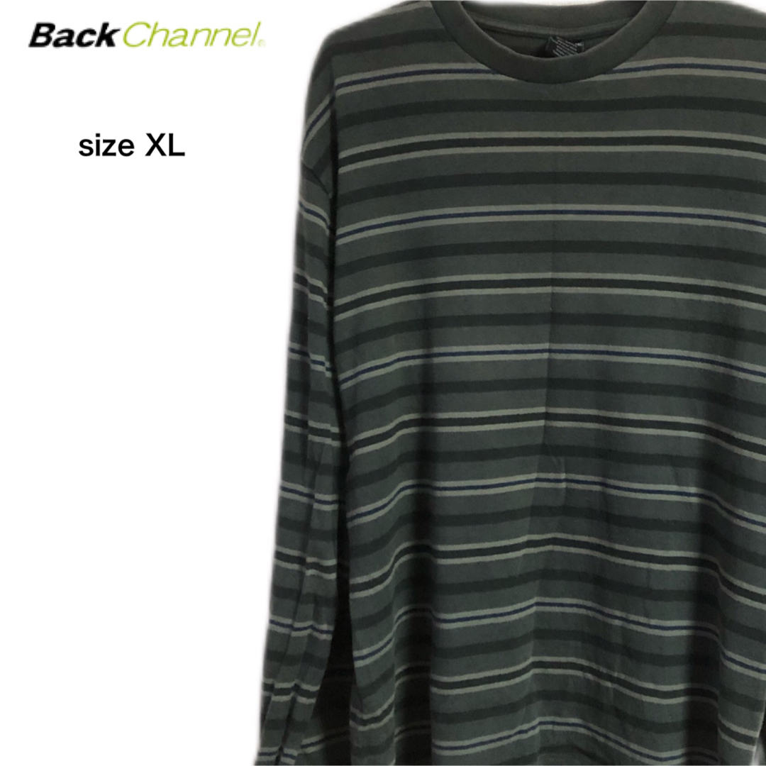 Back Channel(バックチャンネル)のBack Channel  バックチャンネル ボーダー ロンＴ　size XL メンズのトップス(Tシャツ/カットソー(七分/長袖))の商品写真