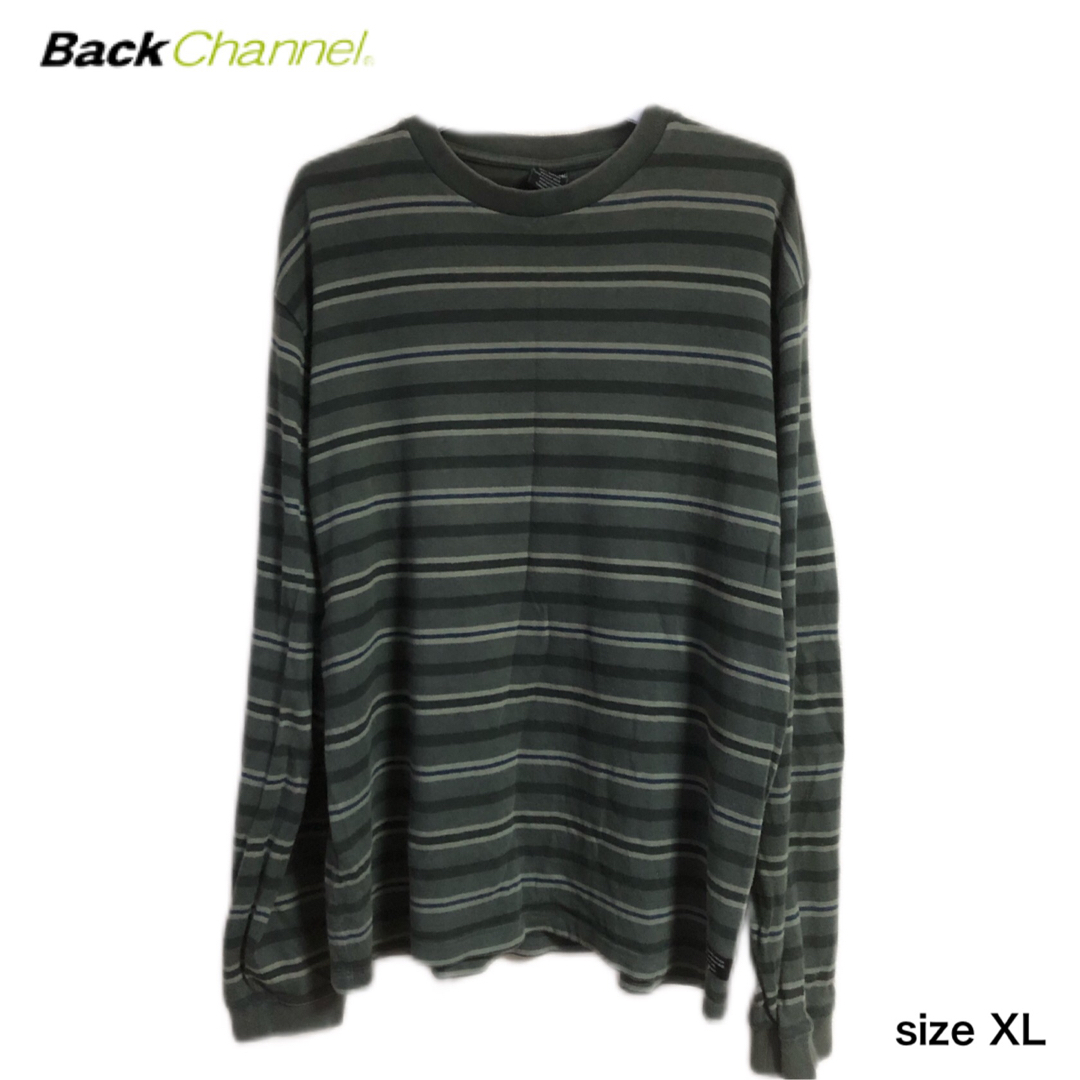 Back Channel(バックチャンネル)のBack Channel  バックチャンネル ボーダー ロンＴ　size XL メンズのトップス(Tシャツ/カットソー(七分/長袖))の商品写真