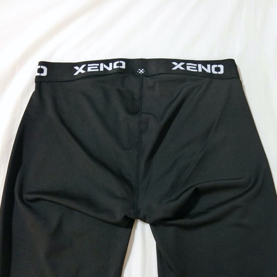 未使用 xeno スクワットタイツ(レギンス) LLサイズ ブラックの
