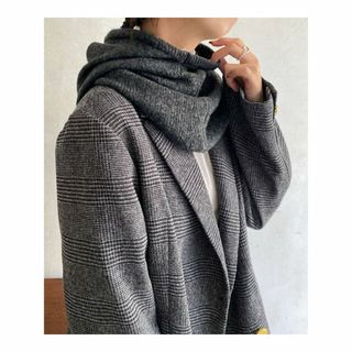 パルグループアウトレット(PAL GROUP OUTLET)の【チャコールグレー】【DouDou】メランジバラクラバ(マフラー/ショール)