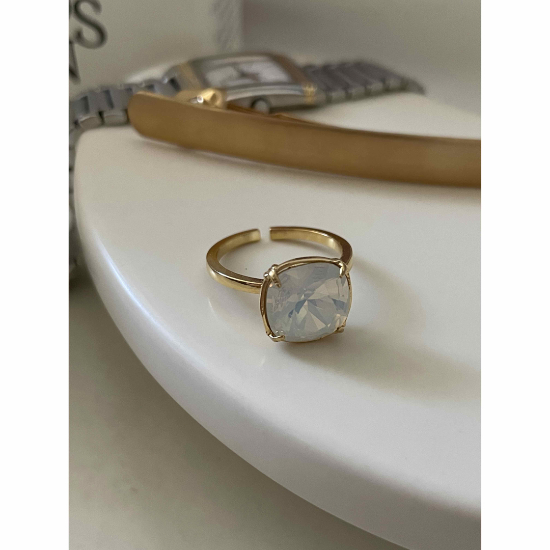 opal ring ハンドメイドのアクセサリー(リング)の商品写真