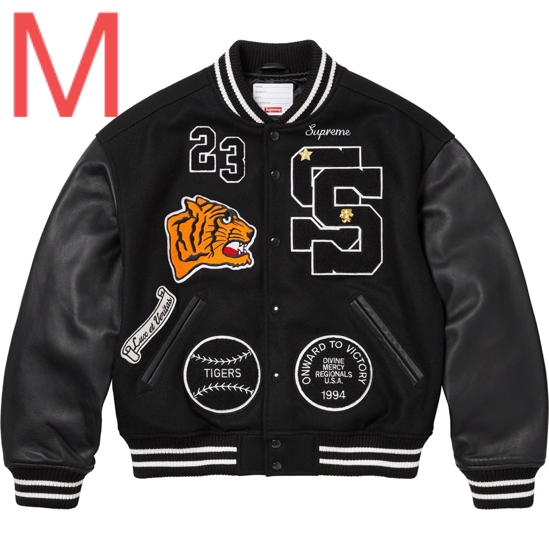 Supreme - Supreme Tiger Varsity Jacket Black Mの通販 by R ...