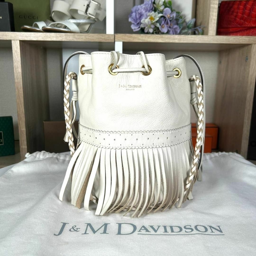 美品 J&M DAVIDSON カーニバル ショルダーバック〇肩がけ〇付属品