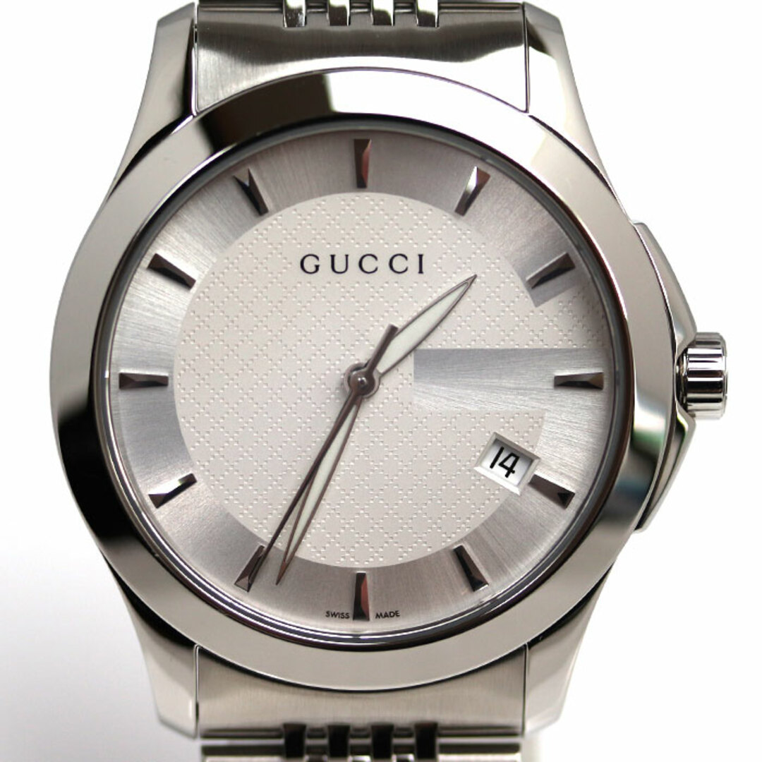 Gucci(グッチ)のGUCCI グッチ Gタイムレス 腕時計 電池式 YA126401/126.4 メンズ【中古】 メンズの時計(腕時計(アナログ))の商品写真