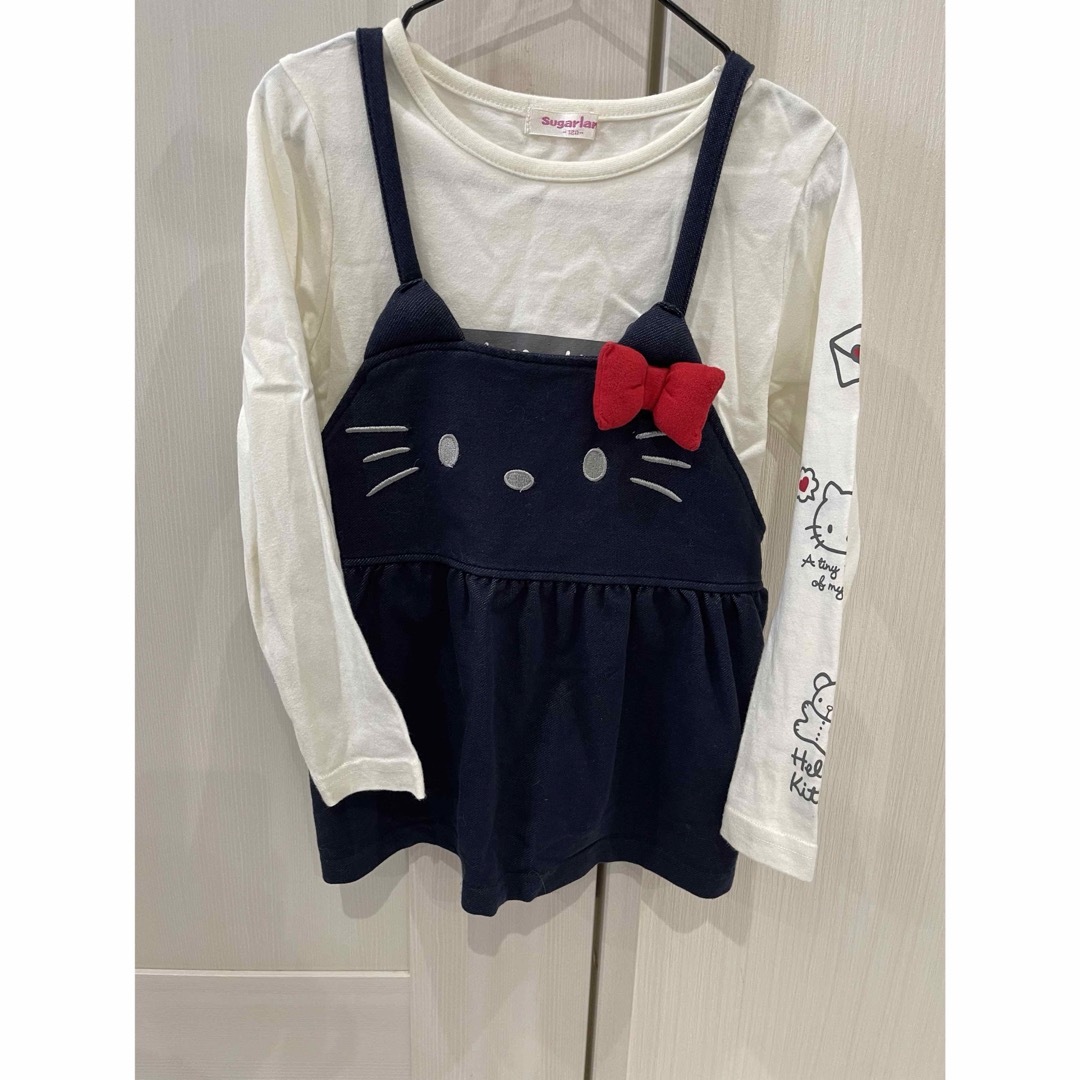 サンリオ(サンリオ)のハローキティ・チュニック キッズ/ベビー/マタニティのキッズ服女の子用(90cm~)(Tシャツ/カットソー)の商品写真