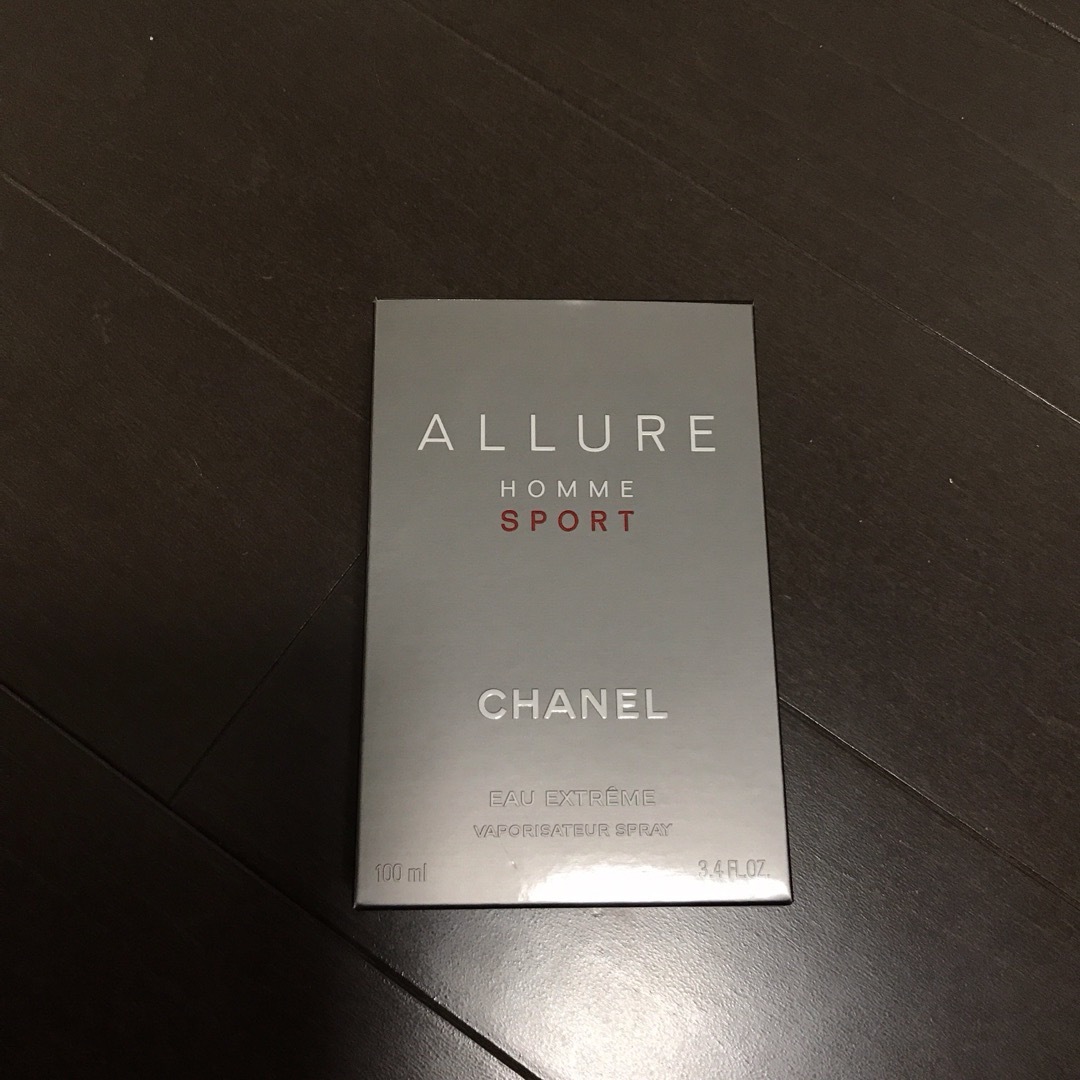 CHANEL(シャネル)の箱のみ　アリュールオムスポーツオーエクストレムオードゥパルファム100ml コスメ/美容の香水(香水(男性用))の商品写真