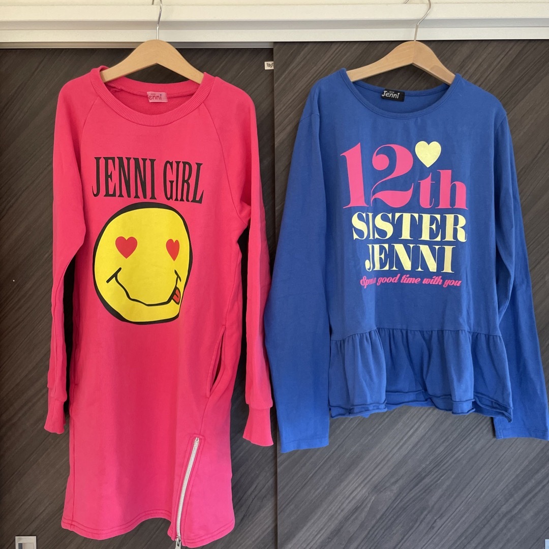 JENNI(ジェニィ)のJENNI 2点セット キッズ/ベビー/マタニティのキッズ服女の子用(90cm~)(ワンピース)の商品写真