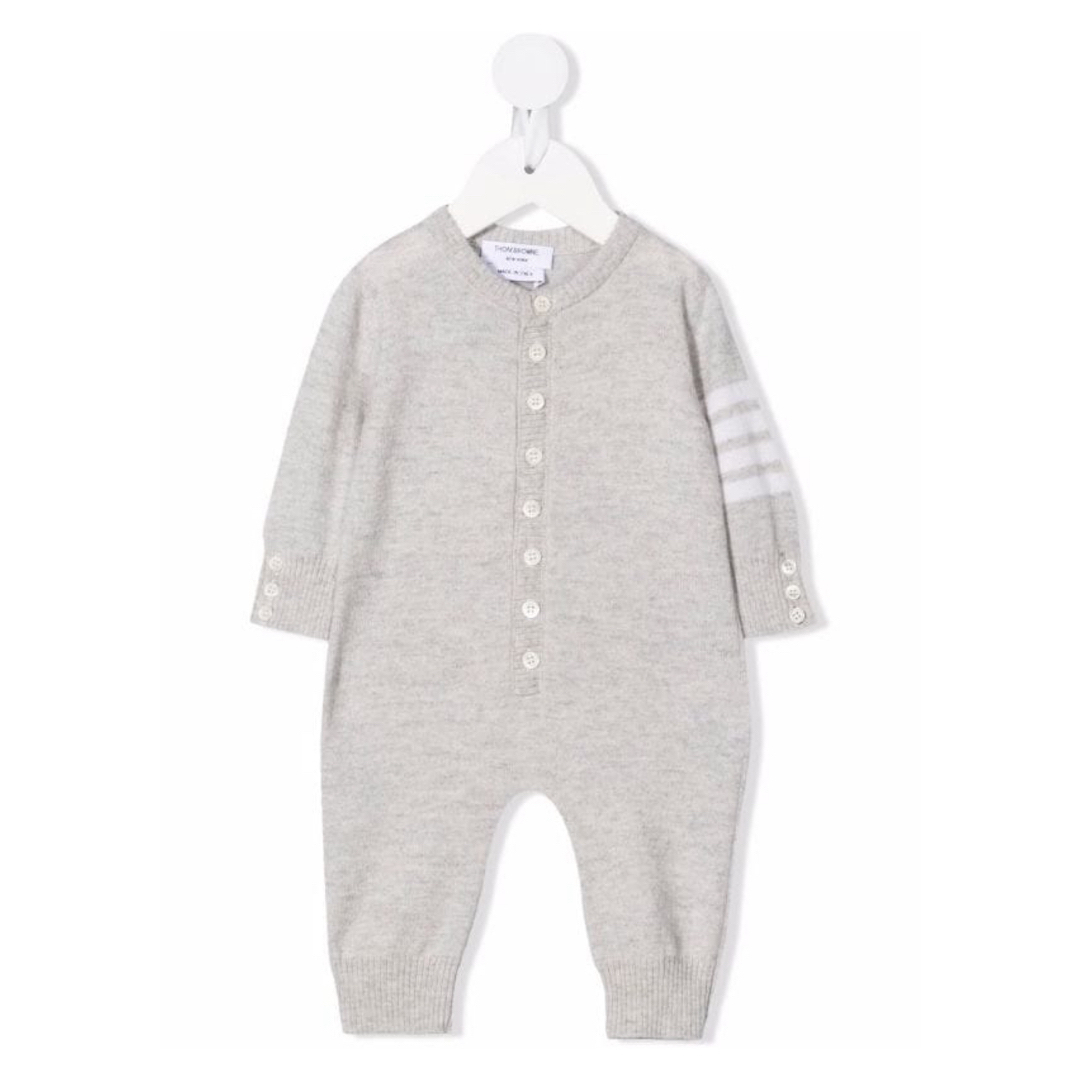 THOM BROWNE(トムブラウン)のThom Browne kids ストライプロンパース キッズ/ベビー/マタニティのベビー服(~85cm)(ロンパース)の商品写真