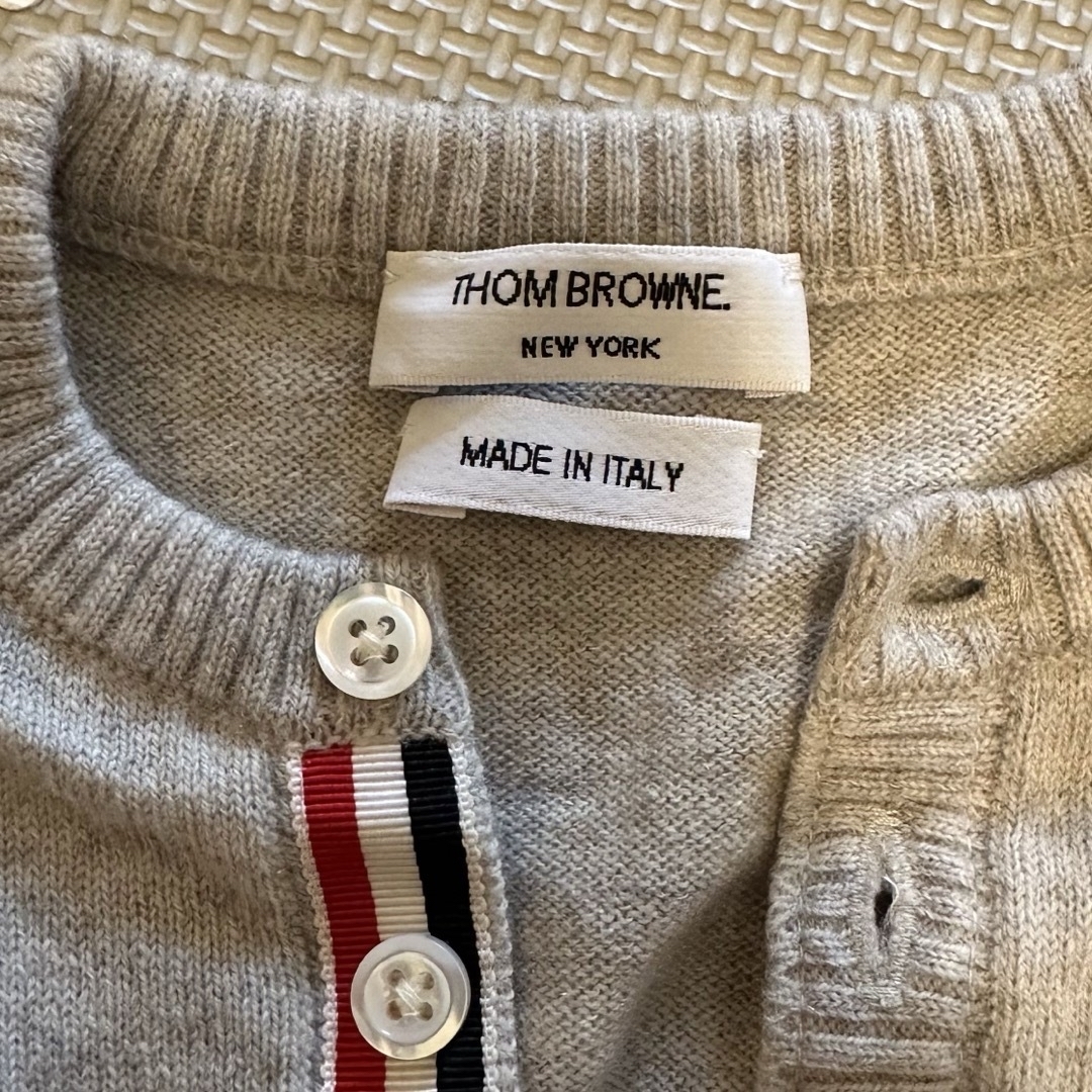 THOM BROWNE(トムブラウン)のThom Browne kids ストライプロンパース キッズ/ベビー/マタニティのベビー服(~85cm)(ロンパース)の商品写真