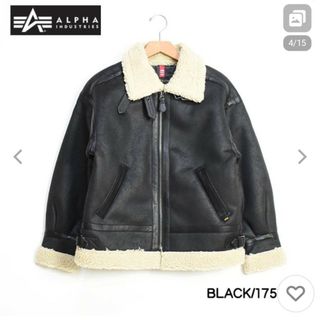 アルファインダストリーズ(ALPHA INDUSTRIES)の【クリーニング済】ALPHA INDUSTRIES フライトジャケット(ミリタリージャケット)